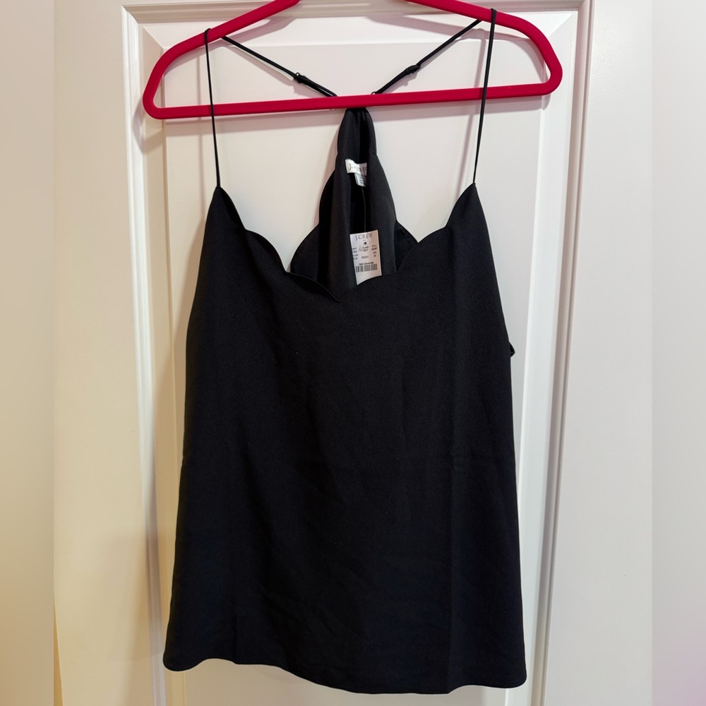 J. Crew Scalloped Double Lined Tank
